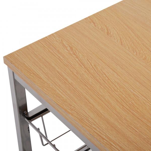 Küchenwagen Rollwagen 4-stöckig rollbar Weiss - Palo24