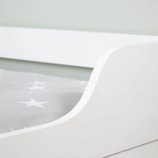 Kinderbett Funktionsbett Jugendbett Kojenbett Einzelbett weiss Schubladen - Palo24