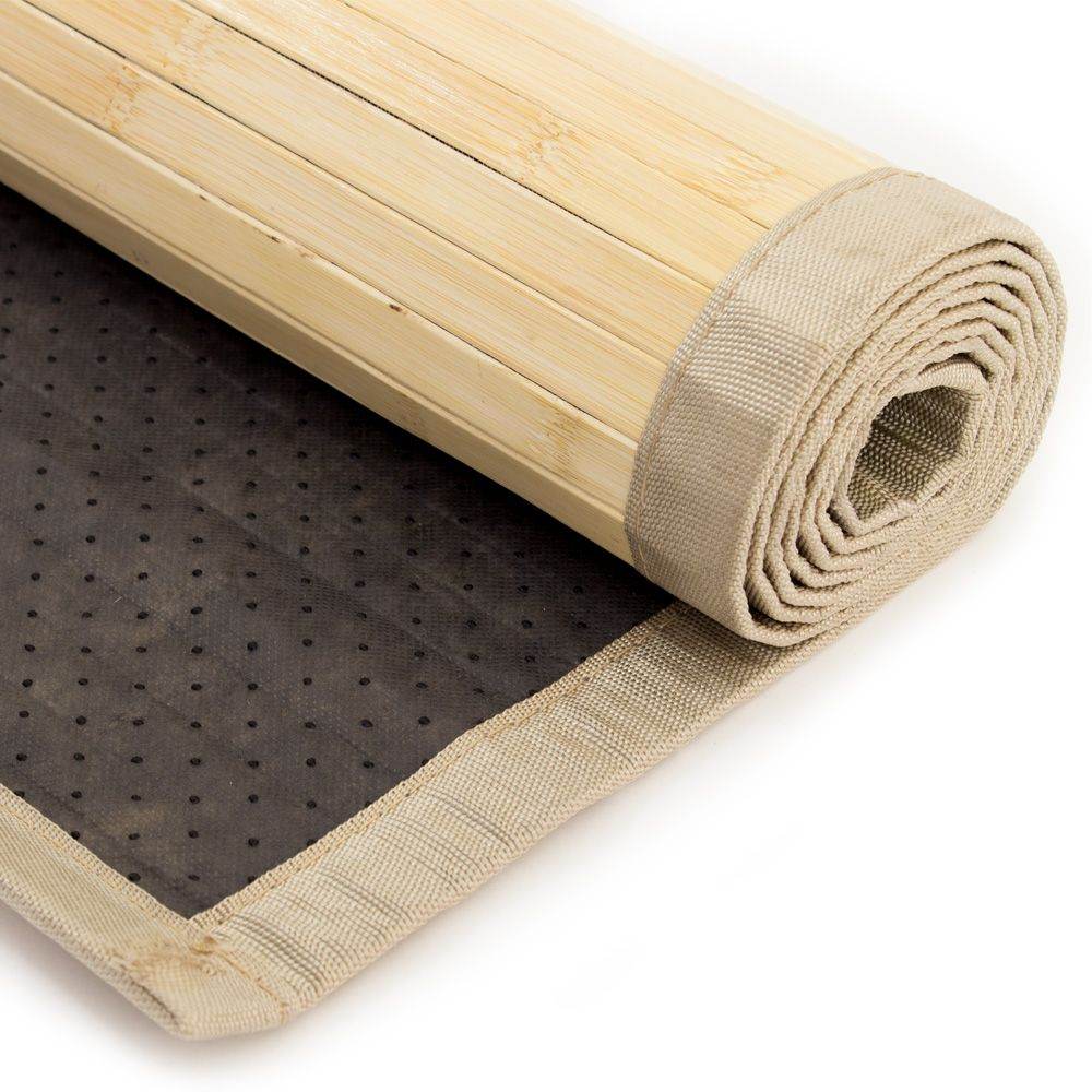 Bambusmatte Bambusteppich Teppich Bambus 120x180 natur - Palo24