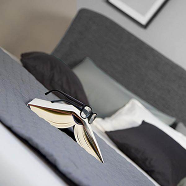 Polsterbett Doppelbett Stoffbett Bettgestell 140 x 200 Bett Grau - Palo24