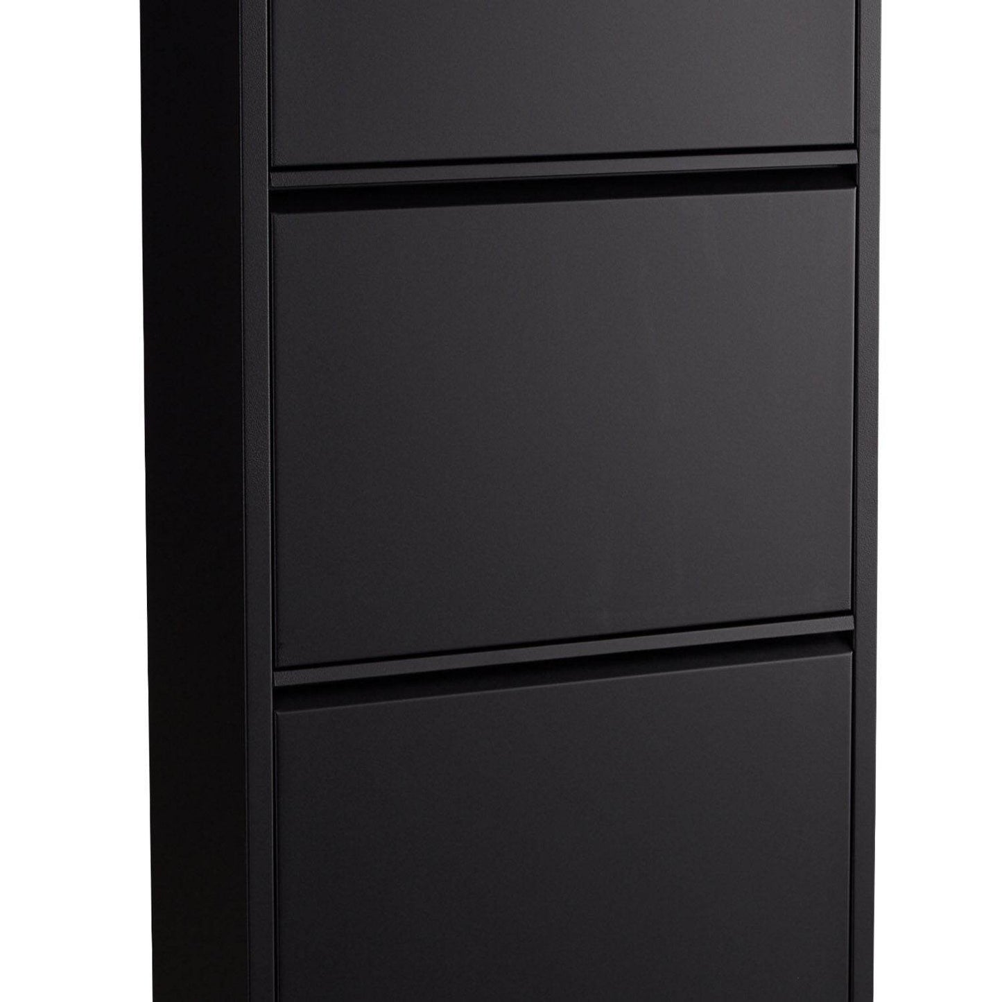 Schuhschrank Schuhkipper 5 Fächer Schwarz - Palo24