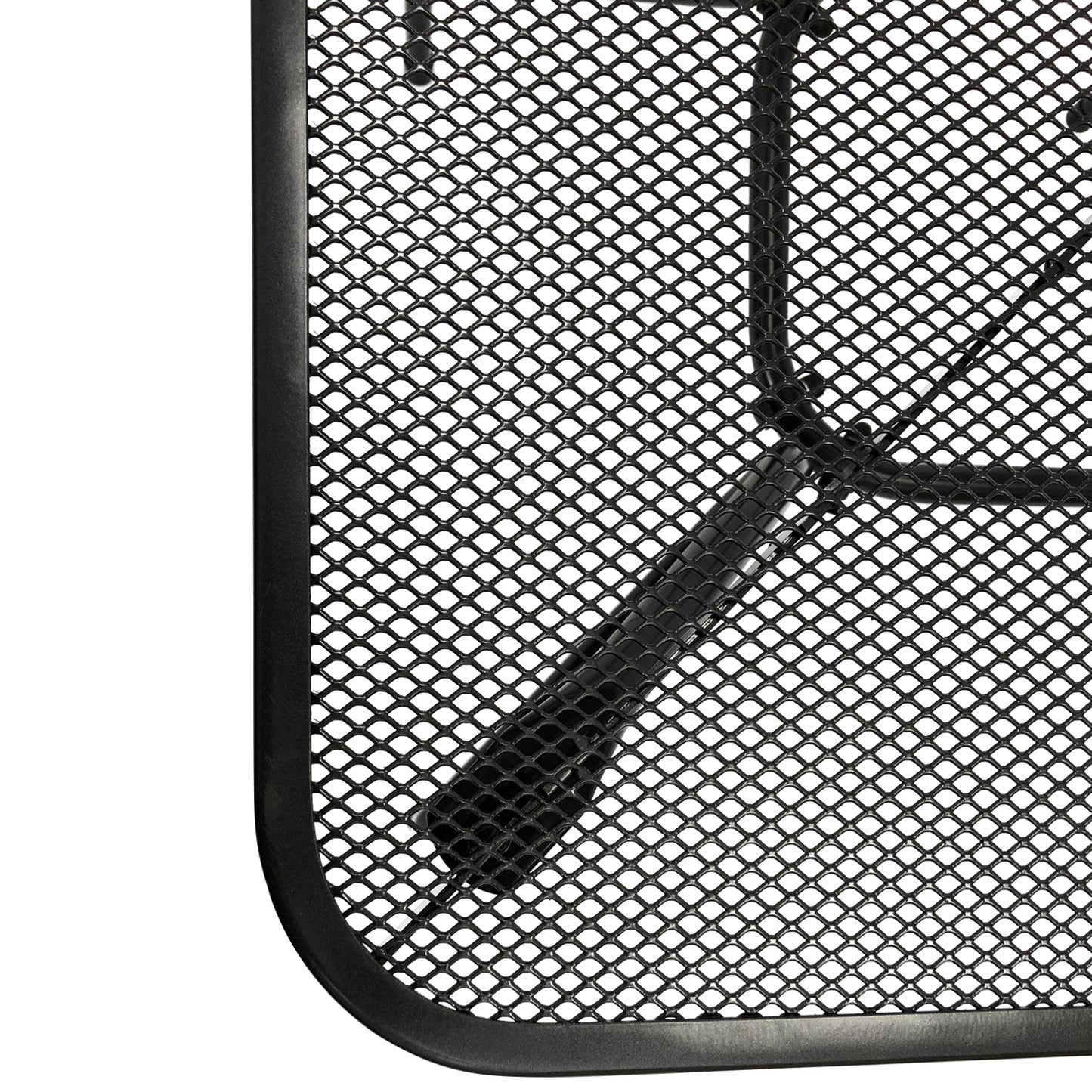 Set di mobili da giardino CLASSIC 4 pezzi, lamiera stirata antracite (tavolo 70x70cm)