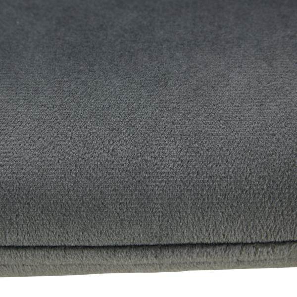 4er Set Grau Samt Esszimmerstühle Küchenstühle Polsterstühle Modern - Palo24