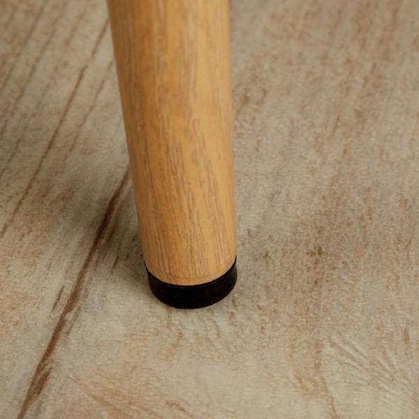 Essgruppe mit 4 Stühlen Esstisch Esszimmertisch Weiss Vintage Holztisch Massiv Polsterstühle Grau - Palo24