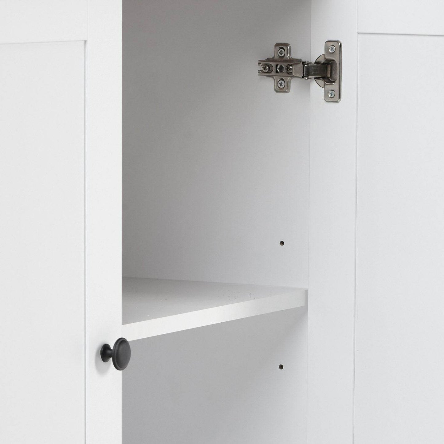 Kommode Sideboard Holz Eiche Weiss Massiv Schrank Highboard Anrichte - Palo24