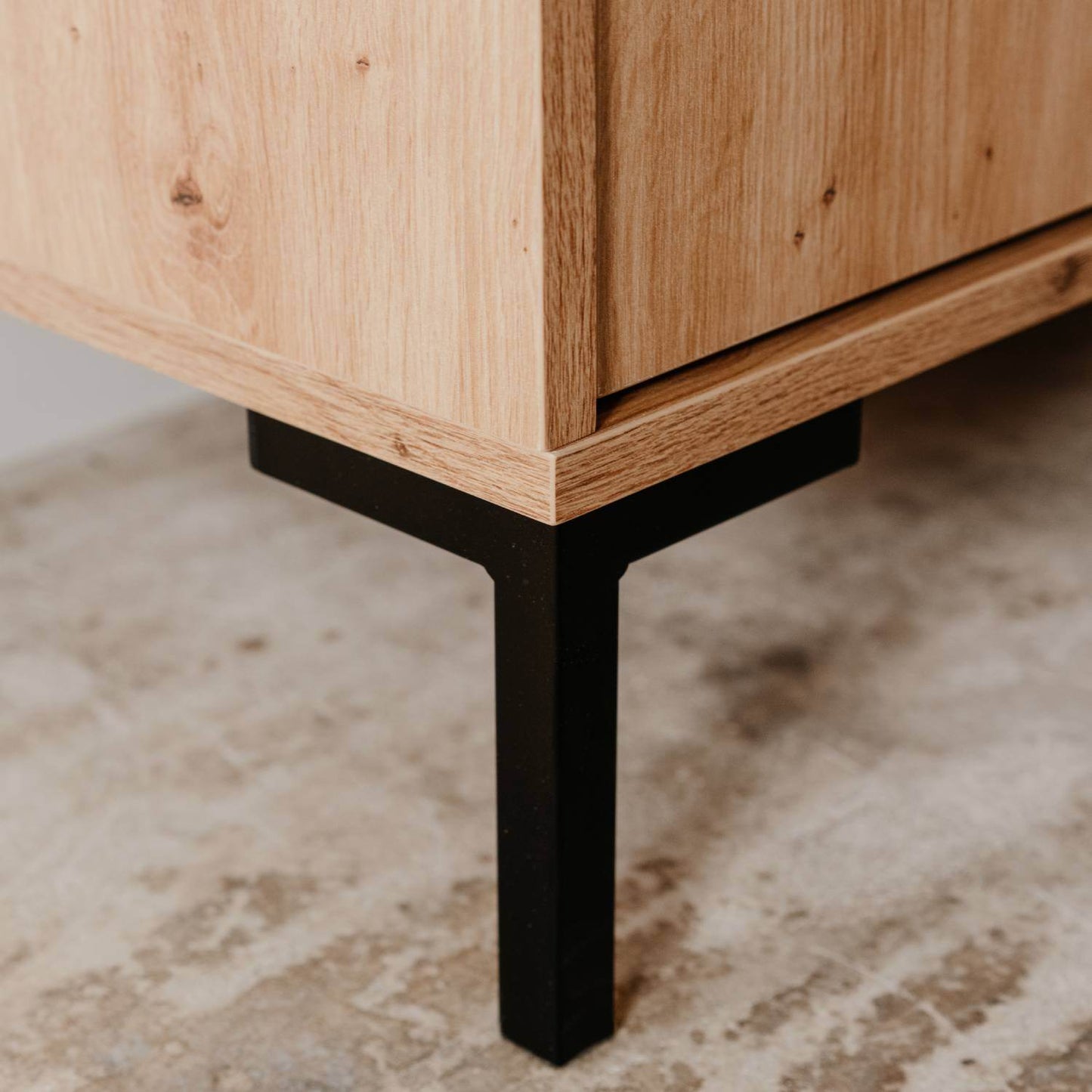 Kommode Sideboard Holz Eiche Anrichte Industrial Look - Palo24