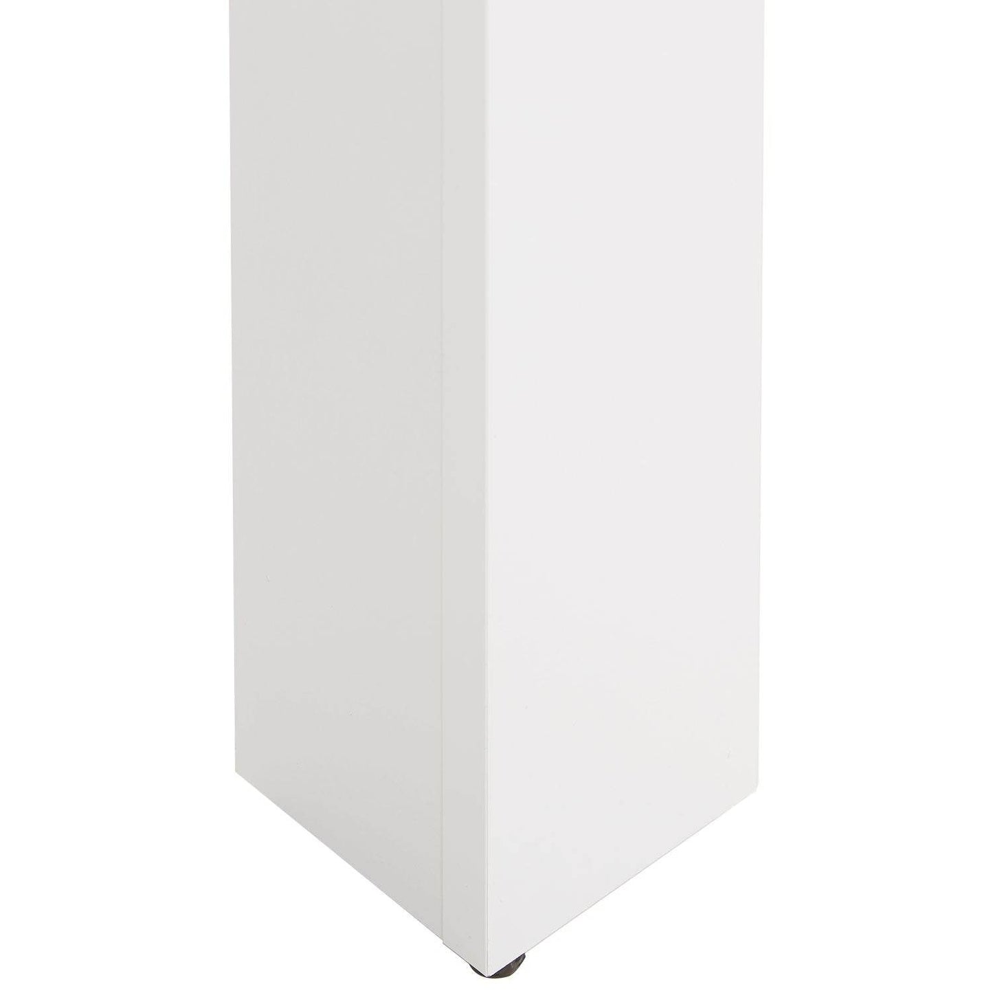 Esstisch mit 2 Stühlen Set Essgruppe 90x60 cm Weiss Grau - Palo24