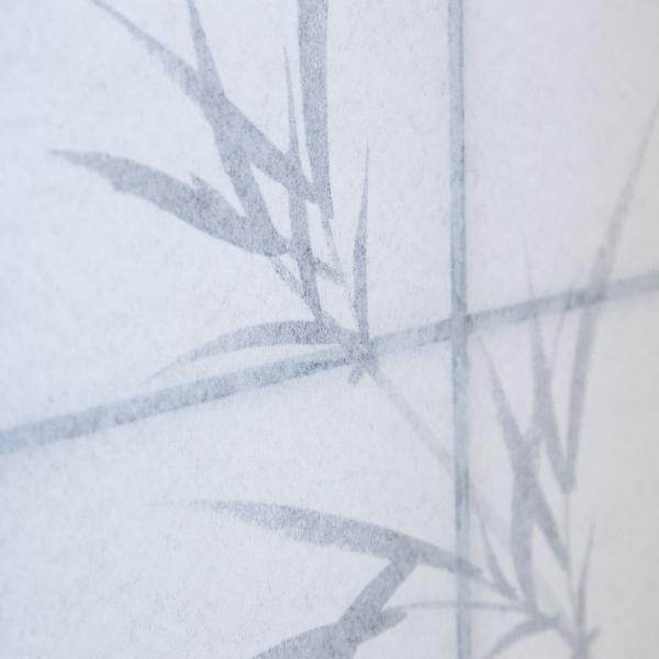 5 fach Holz Paravent Raumteiler schwarz Bambusmuster - Palo24