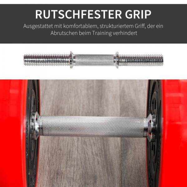 Hantelset 20/30KGS 2-IN-1 Hanteln & Langhanteln verstellbar - Palo24