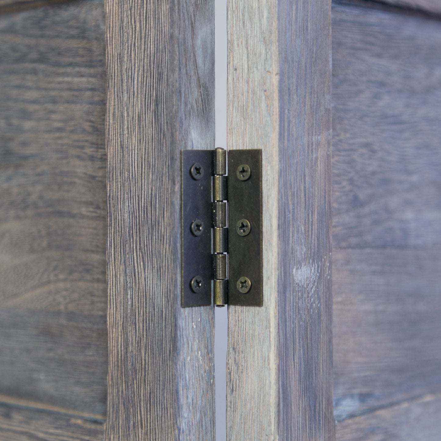 Paravent Braun Holzstreben | 3 teilig | Holz | Raumteiler Trennwand Sichtschutz