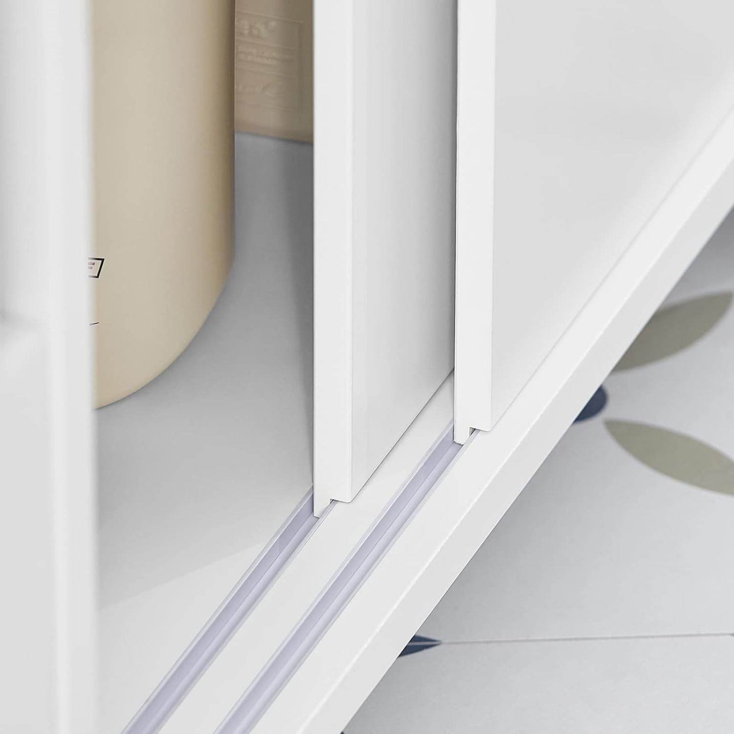 Badrollwagen | Nischenschrank | Badschrank Weiss BZR02-W - Palo24