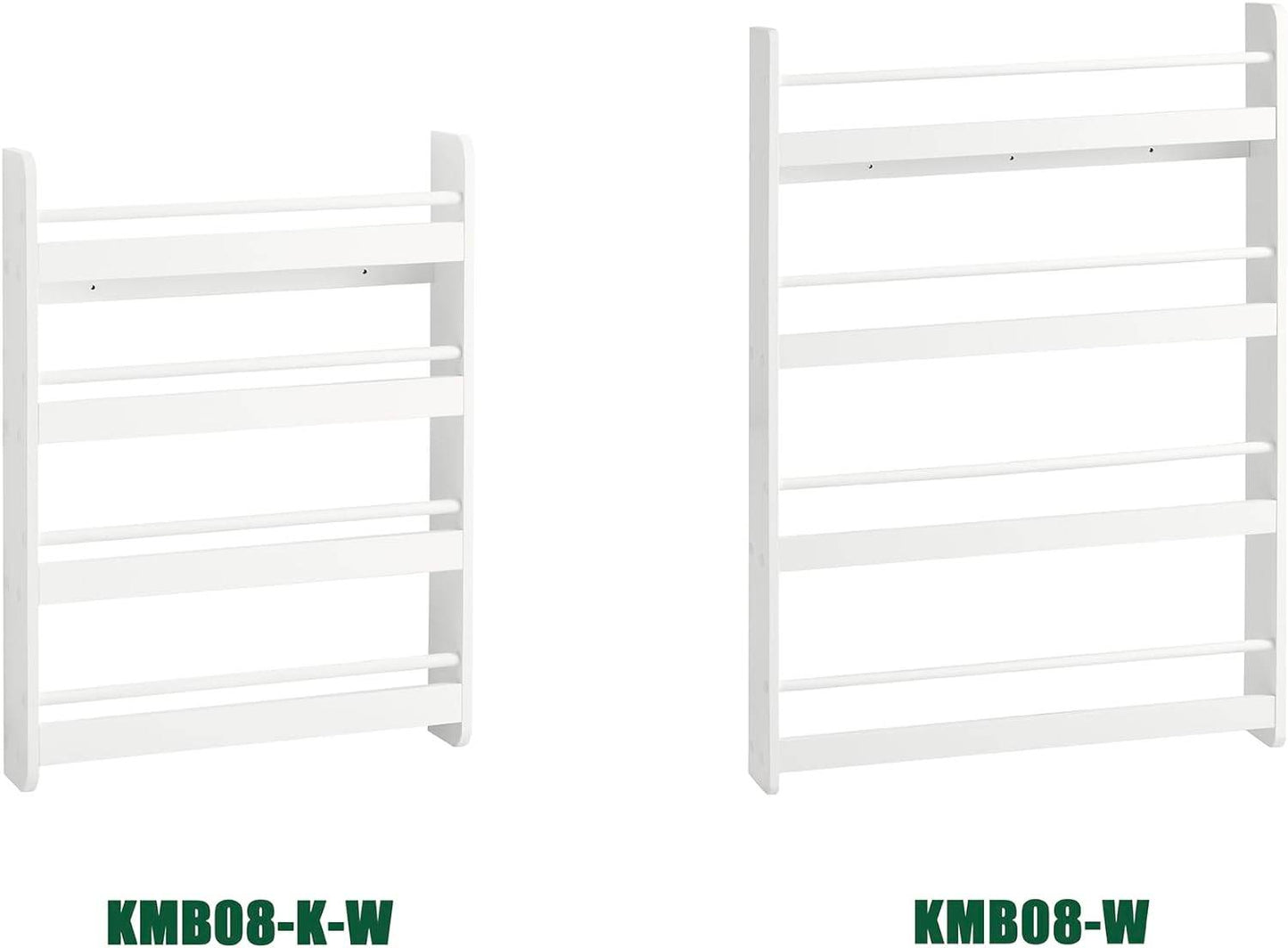 Kinder Bücherregal | Wandregal für Kinder | mit 4 Ablagen | KMB08-W - Palo24