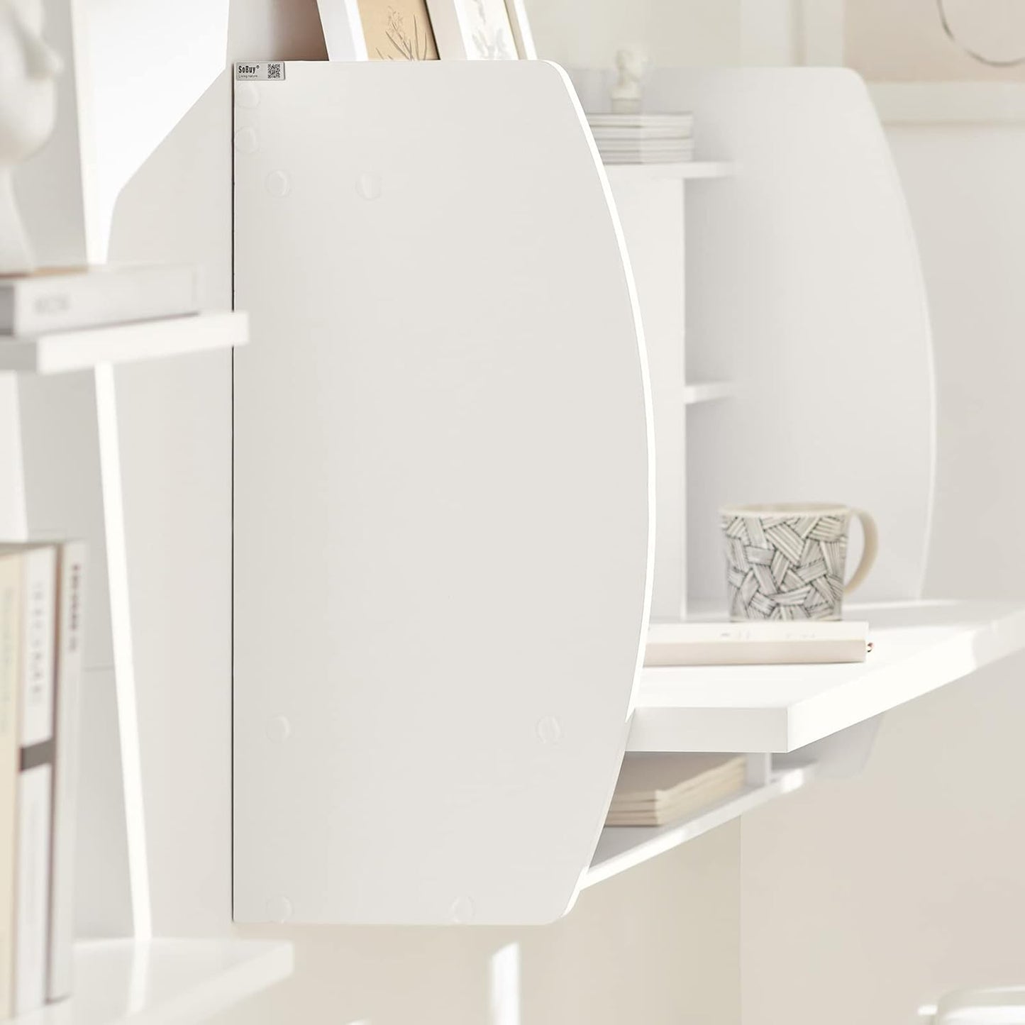 Wandtisch | Schreibtisch | Computertisch Weiss FWT18-W - Palo24