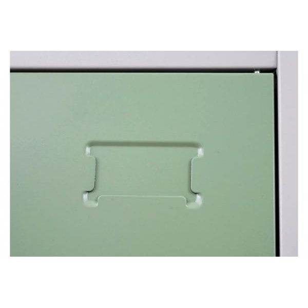 Schliessfach, Spind Umkleidekabine Schliessfachschrank, Metall 6 Fächer - Palo24