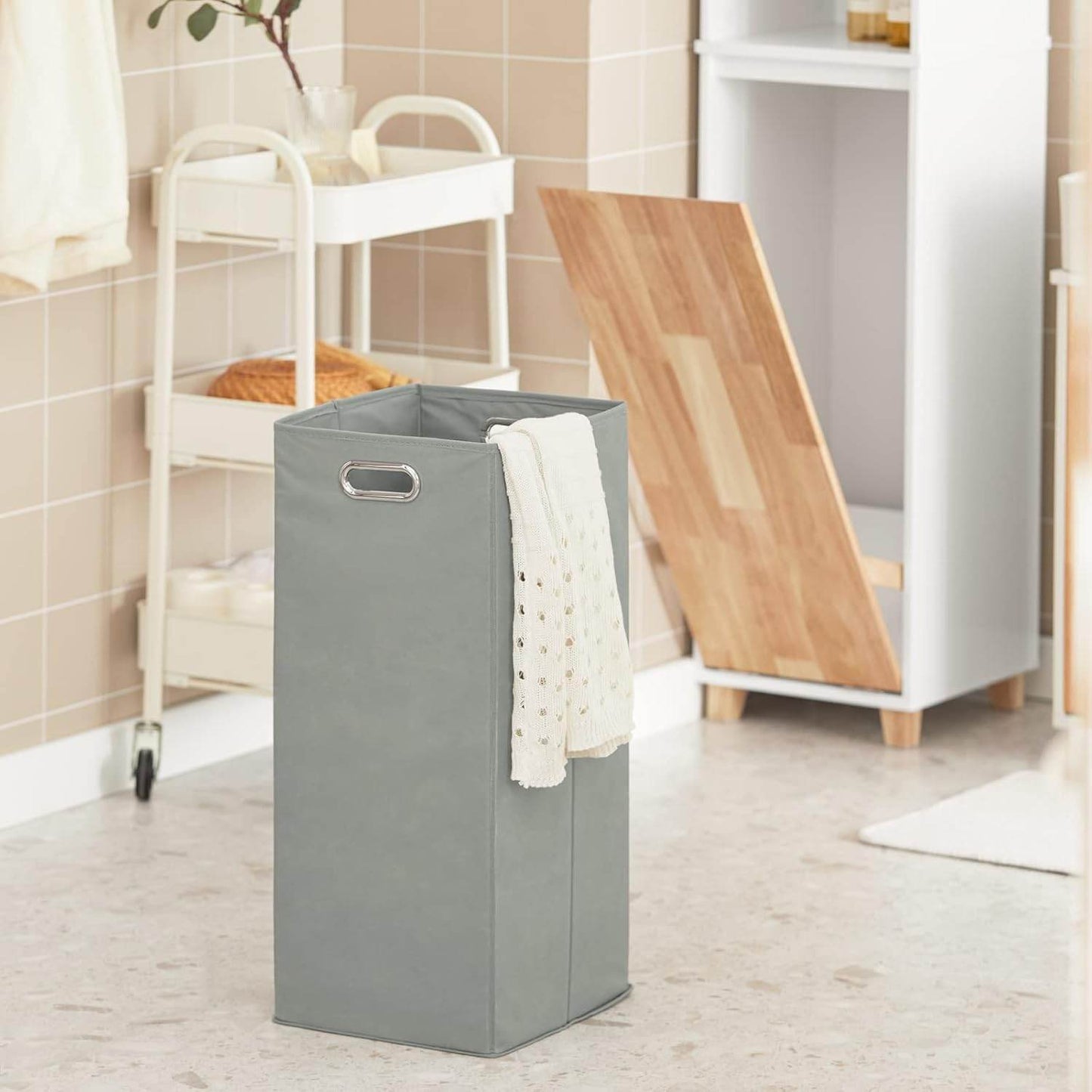 Bad Hochschrank | Badschrank | Wäscheschrank | Badmöbel | BZR74-W - Palo24