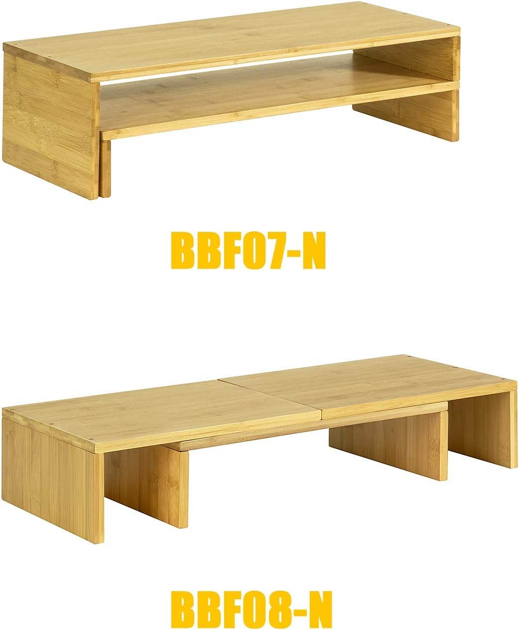 Design Monitorerhöhung für 2 Monitore | Monitorständer | BBF07-N - Palo24