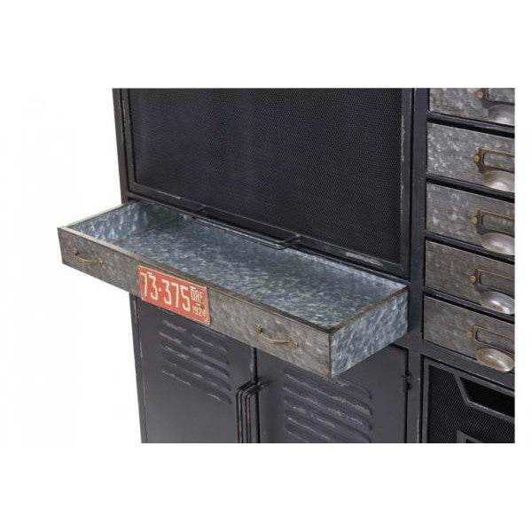 Apothekerkommode Schubladenschrank Sideboard, Industriedesign 115x89x35cm - Palo24