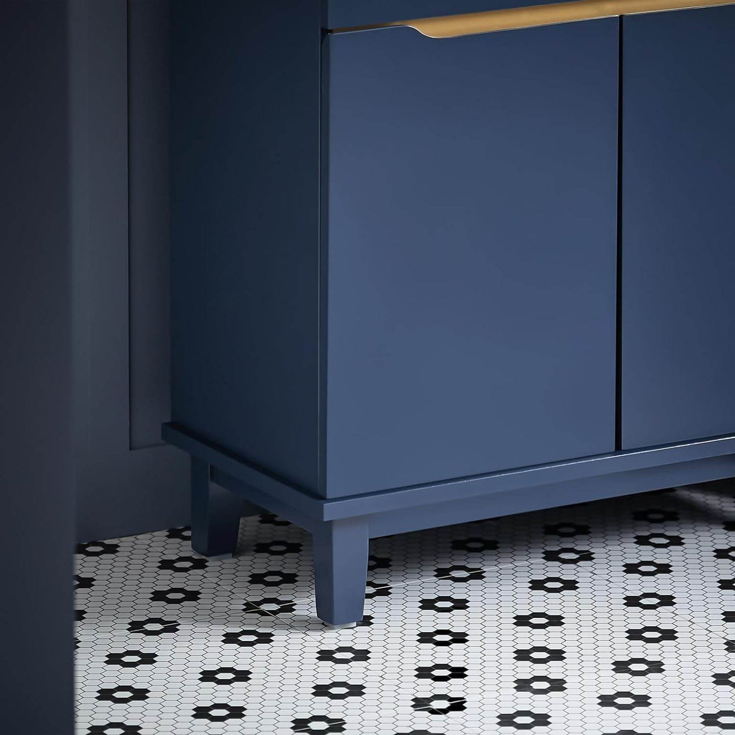 Waschbeckenunterschrank | Badschrank | Waschtisch | Blau | BZR113-B - Palo24