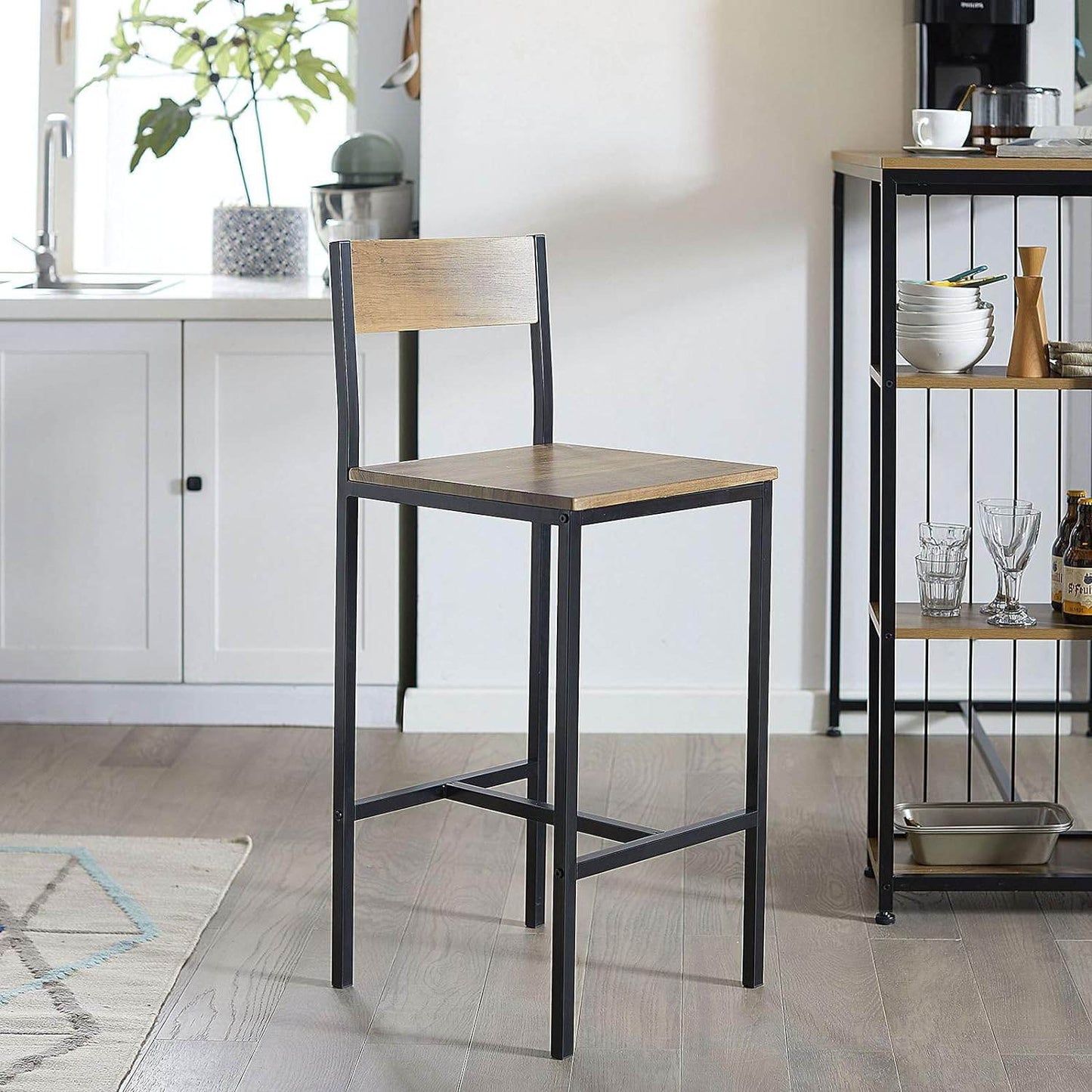 Barstühle 2er set | Tresenhocker | Sitzhöhe 67cm | Metall | FST53-XLX2 - Palo24