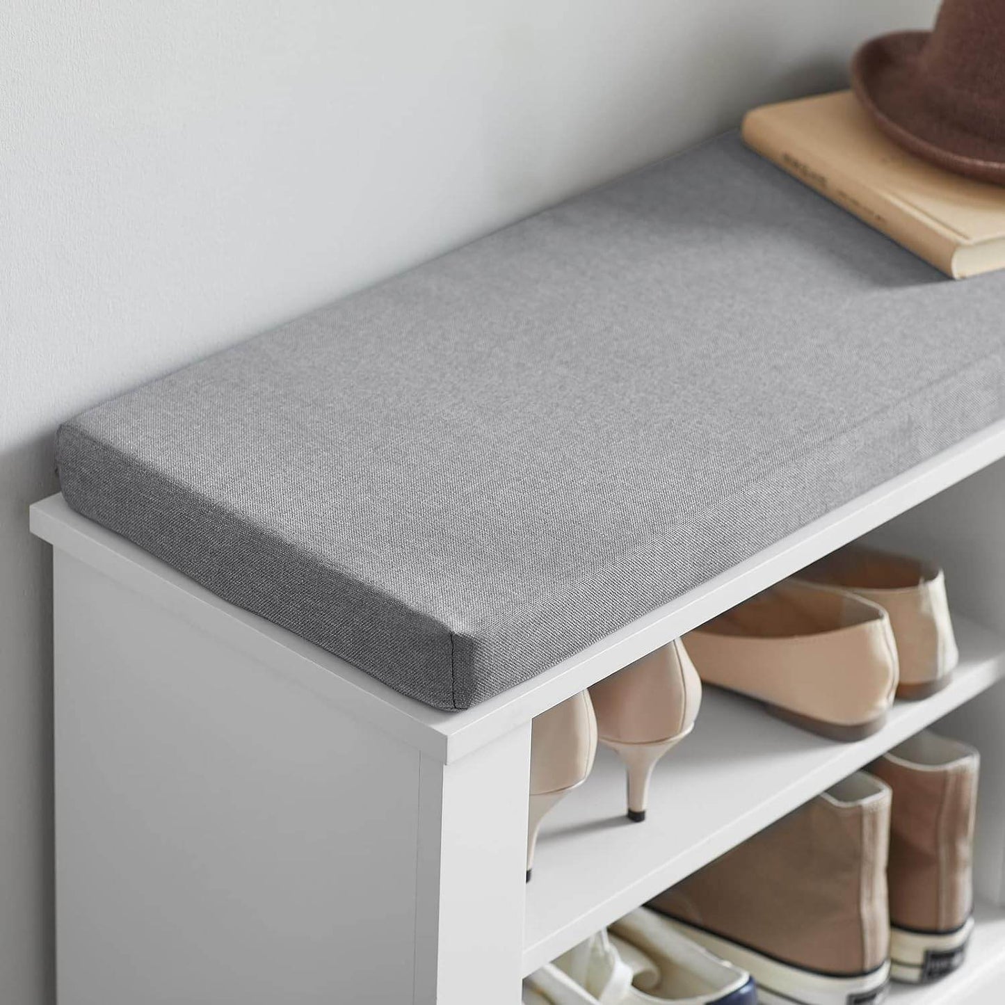 Garderobenbank | Sitzbank | Schuhbank Weiss FSR84-W - Palo24