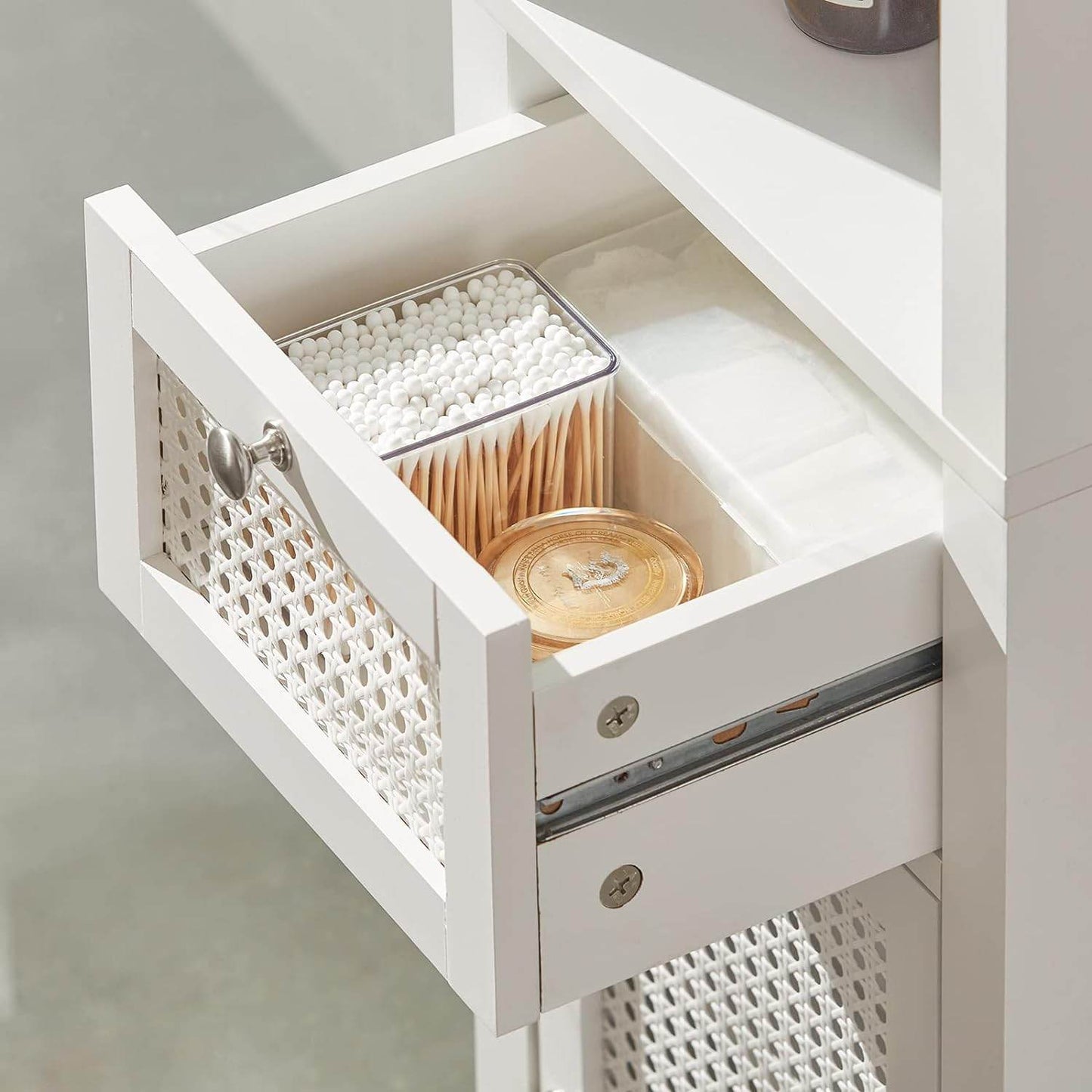 Bad Hochschrank | Badschrank | Badregal Weiss BZR36-W - Palo24