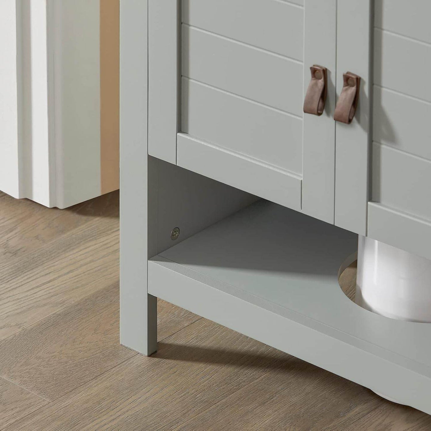 Waschbeckenunterschrank | Badschrank | Waschtisch Hellgrau | BZR69-II-HG - Palo24