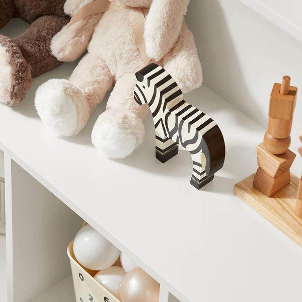 Kinderbücherregal | Spielzeugregal | Aufbewahrungsregal Für Kinder | Weiss - Palo24