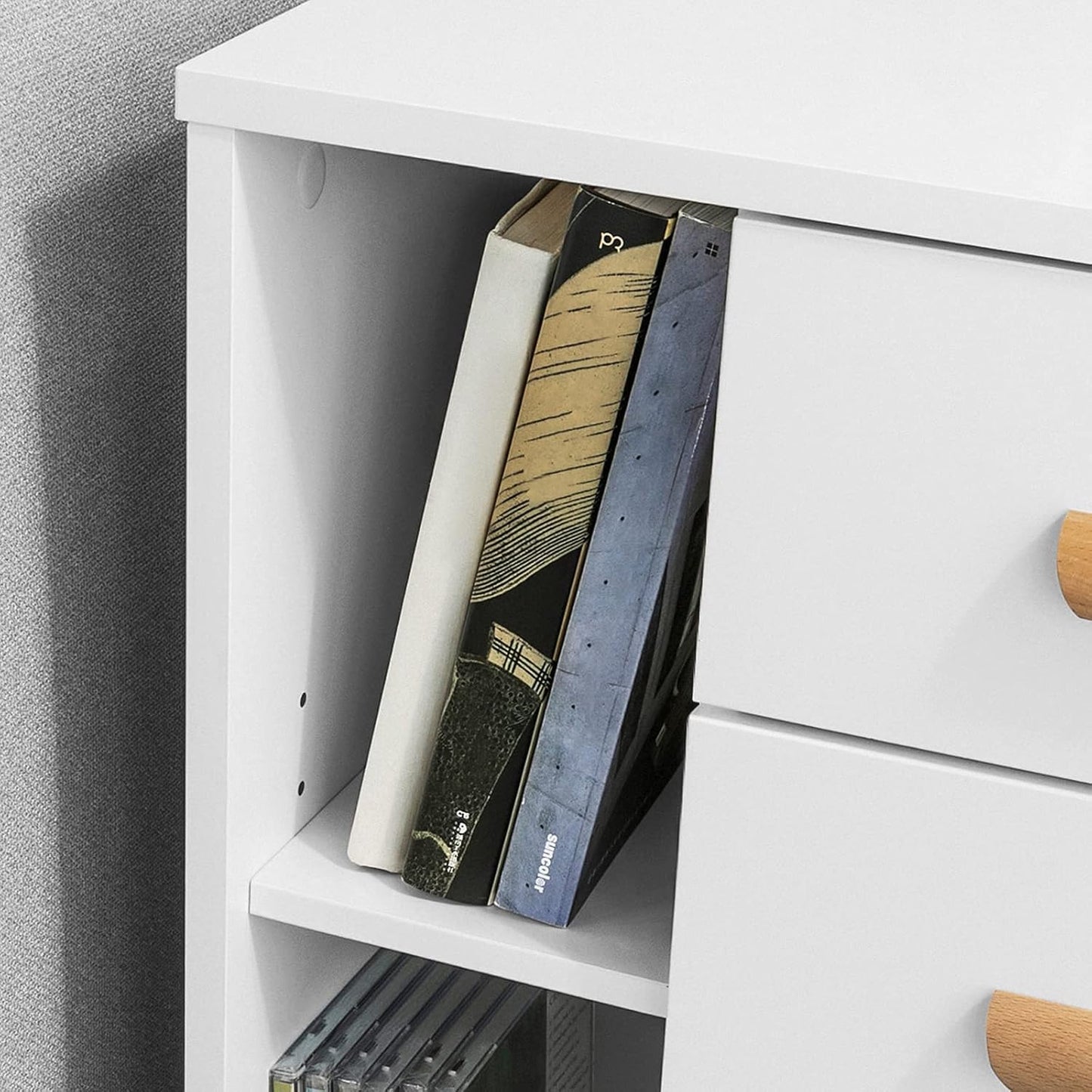 Nachttisch | Beistelltisch | Telefontisch | Kommode Weiss FBT95-W - Palo24