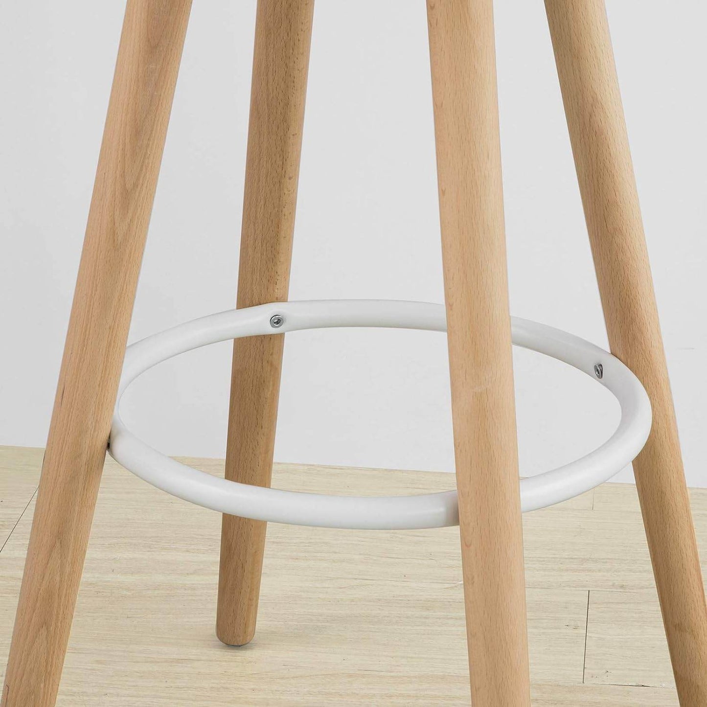 Barhocker mit Rücklehne | Barstuhl | Weiss FST70-W - Palo24