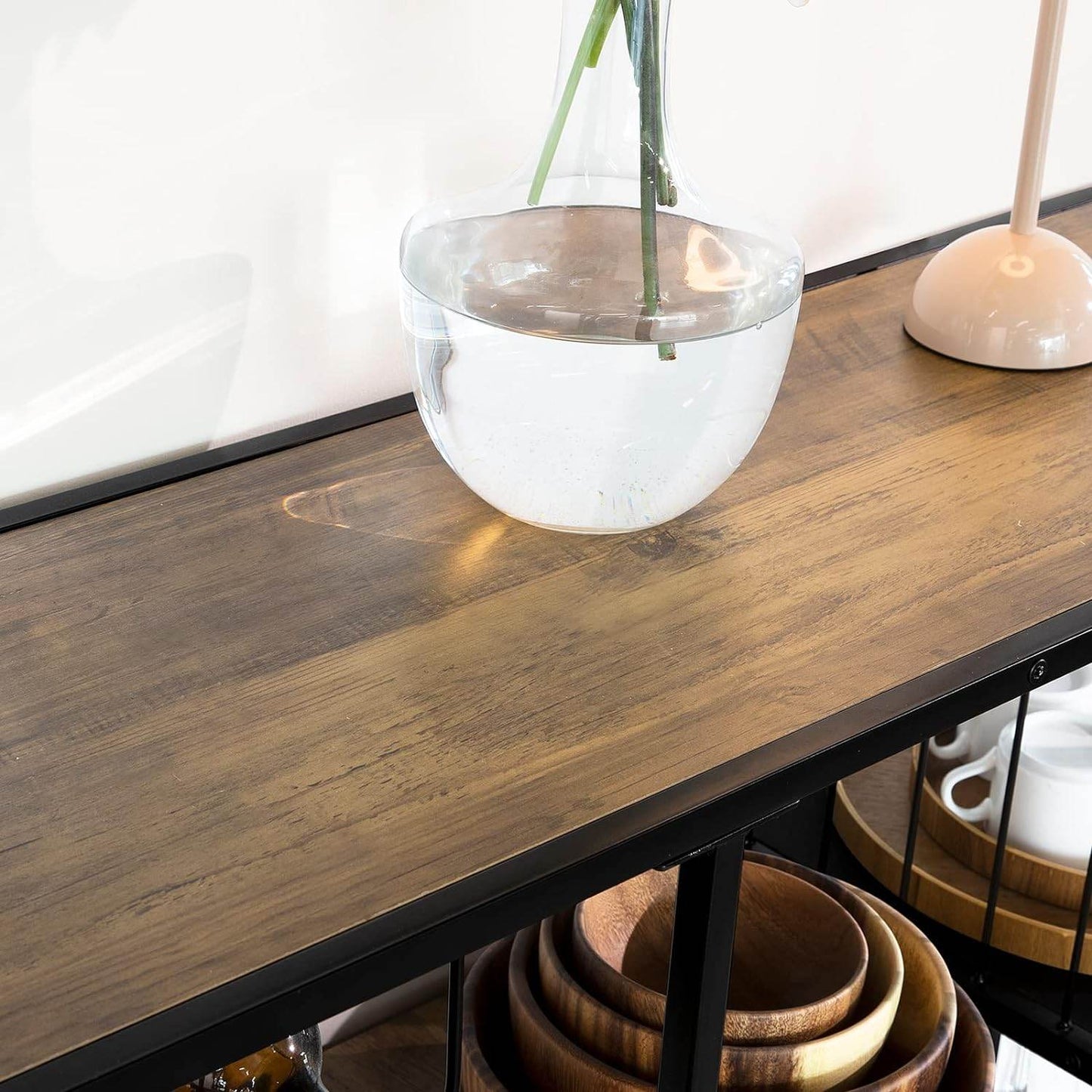 Konsolentisch mit Metallrahmen | Flurtisch | Sideboard | FSB56-F - Palo24