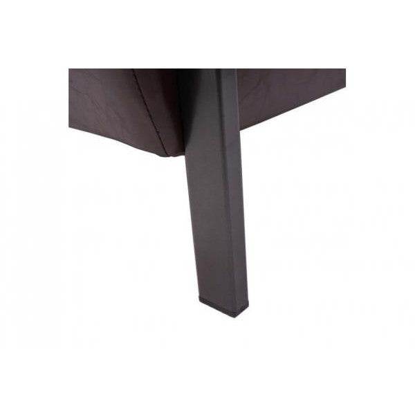 Sessel Loungesessel Polstersessel Relaxsessel, Metall Industriedesign - vintage braun - Palo24