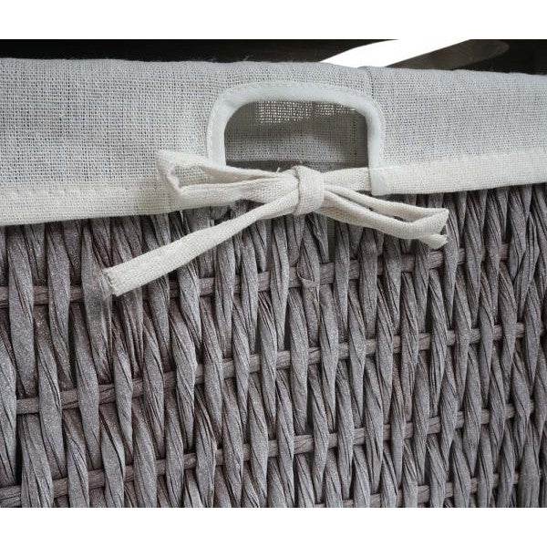 Badezimmerset Hochschrank Wandspiegel ~ shabby braun - Palo24