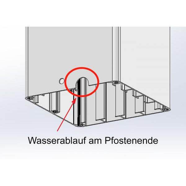 Pergola HWC-J32, Garten Lamellen-Pavillon, 11cm-Alu-Gestell 6x3m ~ weiss - Palo24