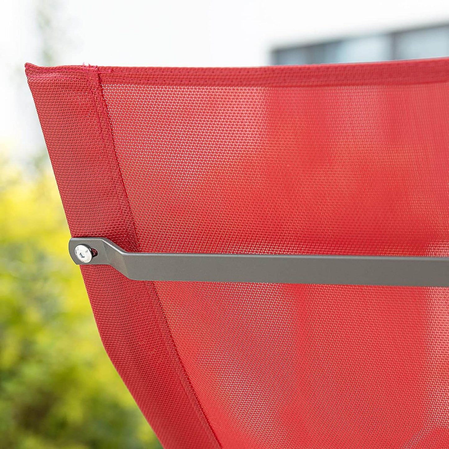 Gartenliege | Sonnenliege | Schaukelliege Rot | OGS47-R - Palo24