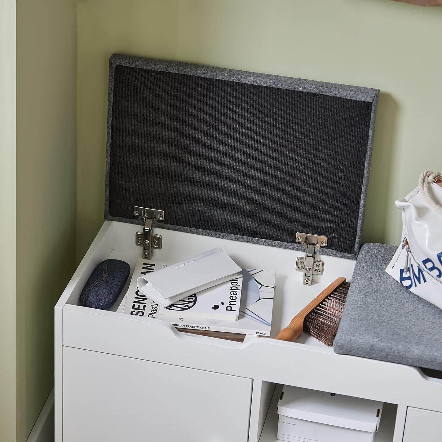 Garderobenbank | Bettbank | Schuhbank Weiss FSR96-W - Palo24