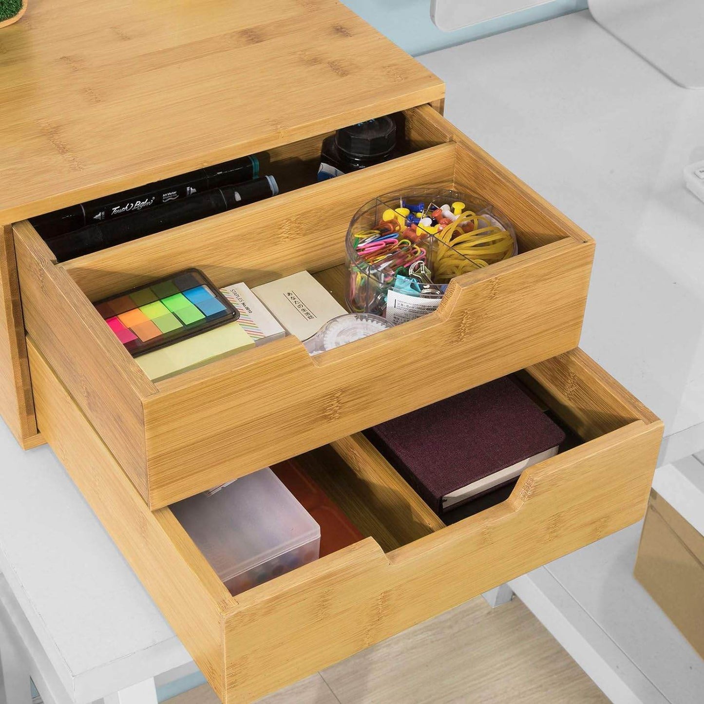 Kaffeekapsel Box | Aufbewahrungsbox | Schubladenbox Bambus | FRG82-N - Palo24