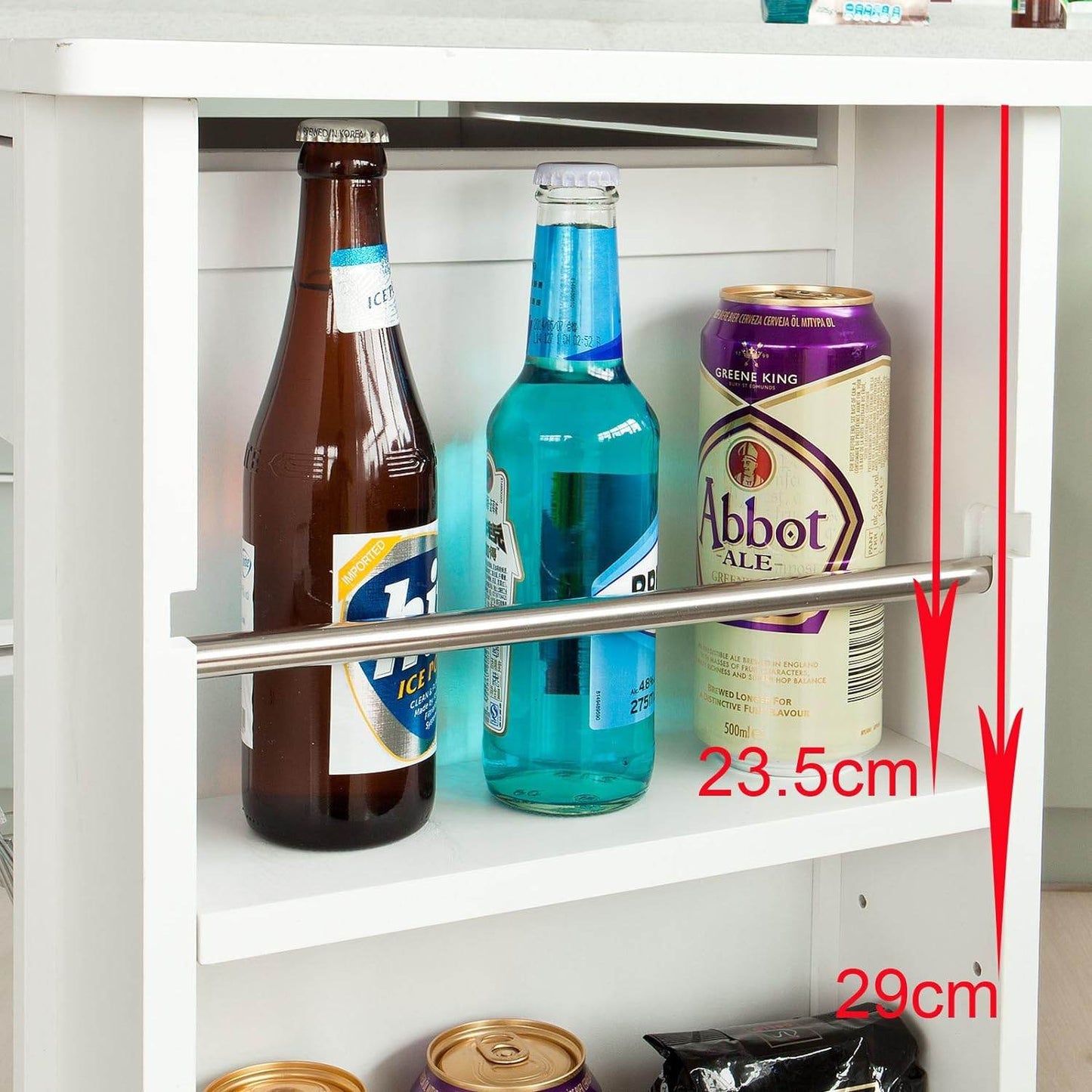 Küchenwagen | Küchenrollwagen | Servierwagen Weiss FKW12-W - Palo24