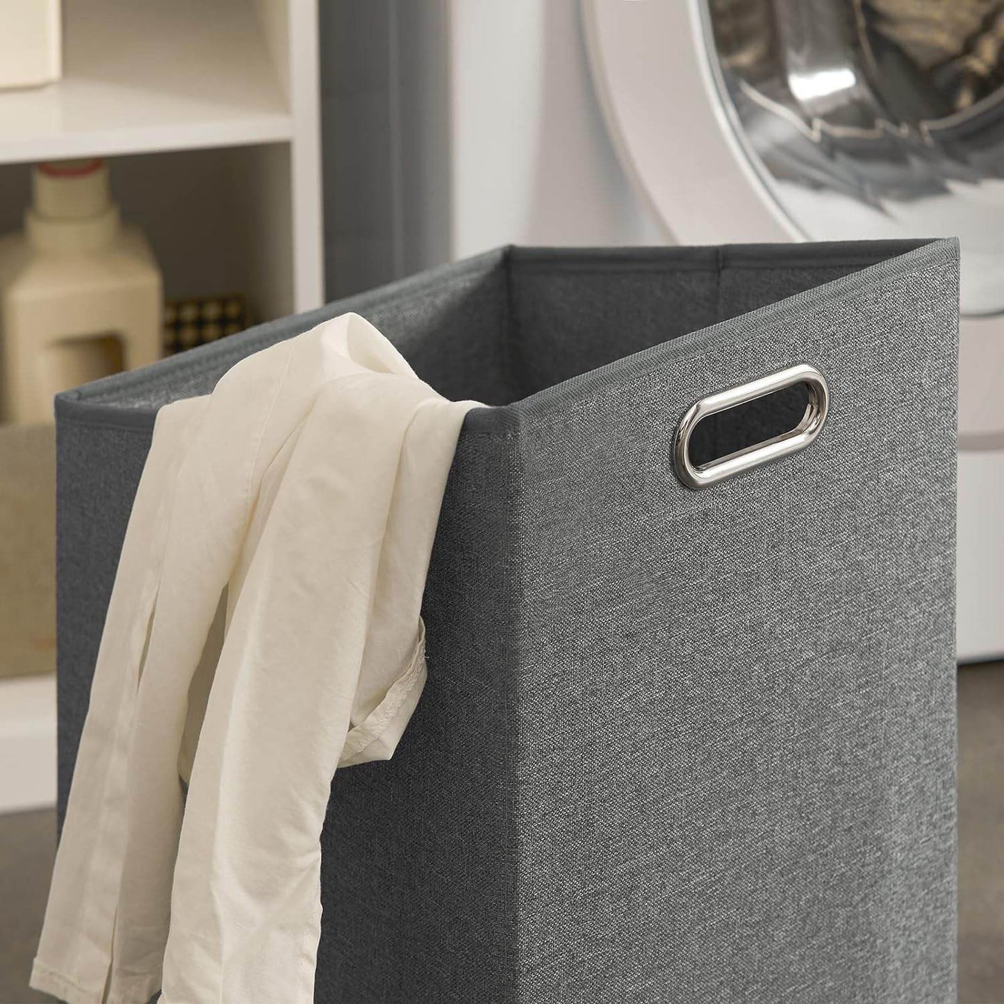 Wäscheschrank | Wäschesammler | Badschrank Weiss BZR66-W - Palo24