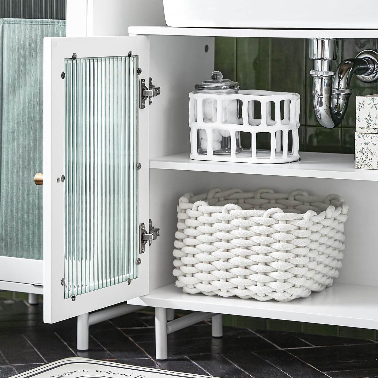 Waschbeckenunterschrank | Badschrank | Waschtisch | Badmöbel | BZR115-W - Palo24