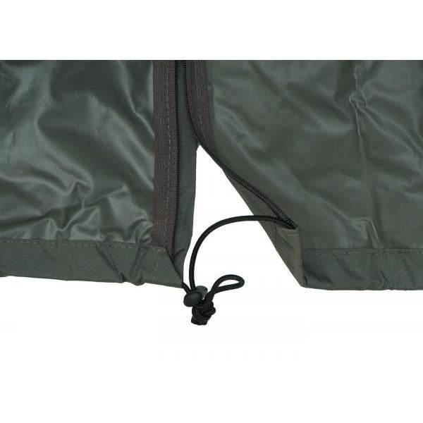 Lounge-Gartenliege HWC-J66, Sonnenliege inkl. Abdeckhaube Bali-Liege Doppelliege, 10cm-Polster Olefin Alu ~ grau - Palo24