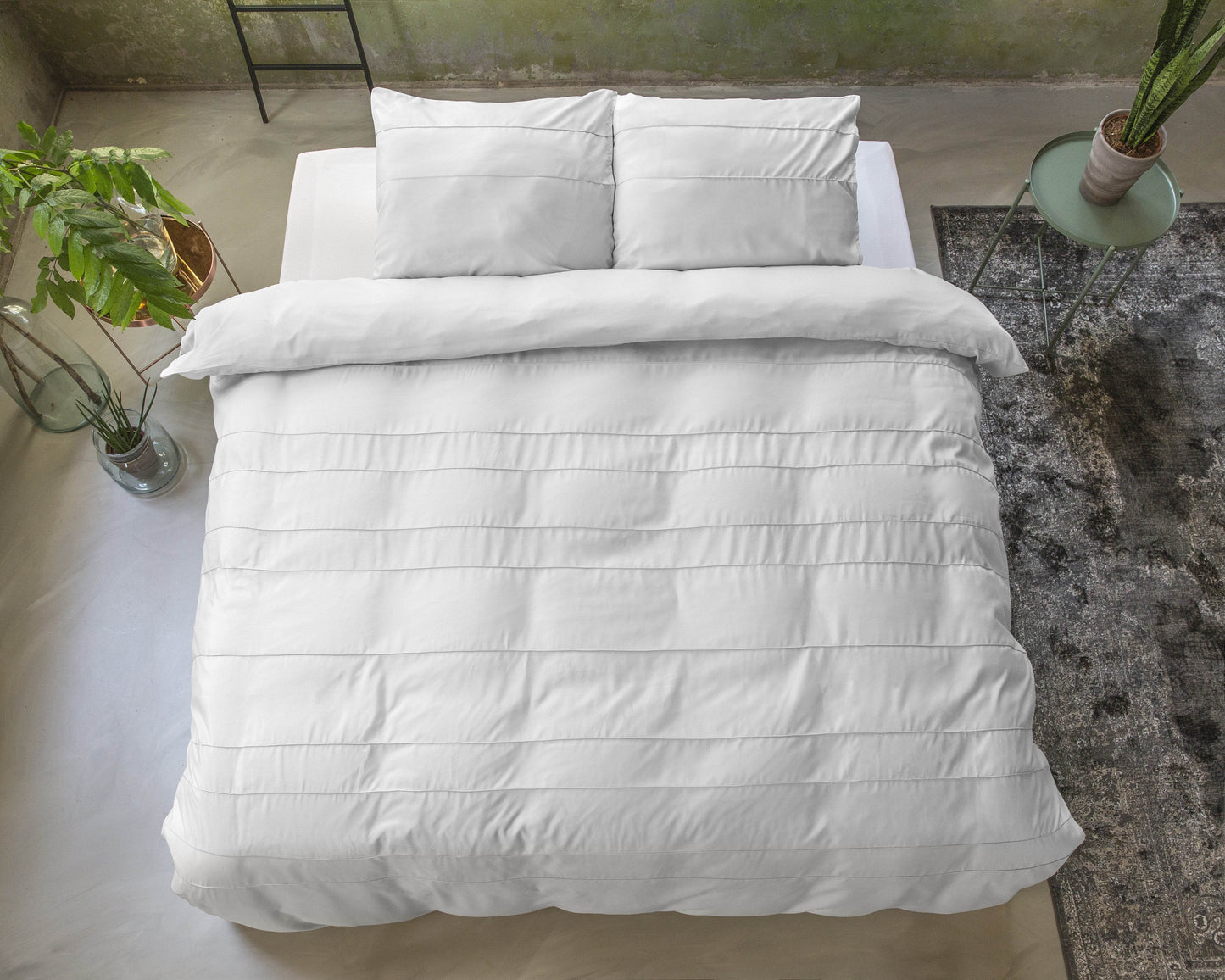 Bettbezug Washington Weiss 140 x 220 cm - Palo24