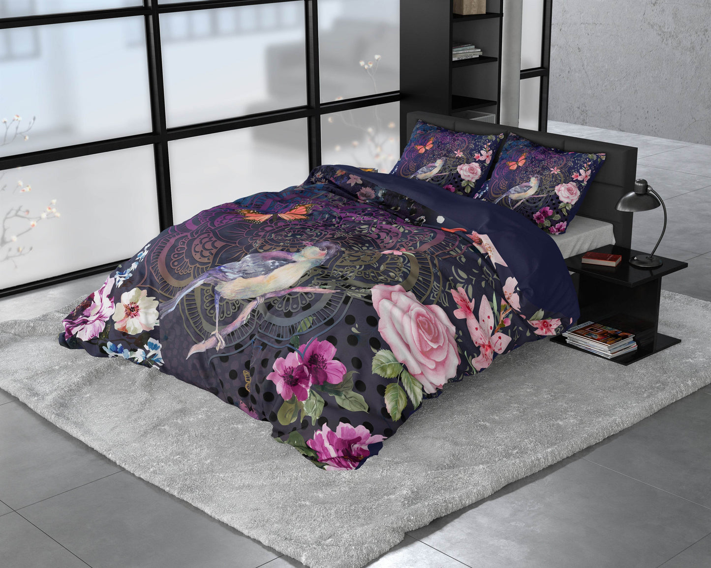 Bettbezug Satijn Dalila Multi 200 x 220 cm - Palo24