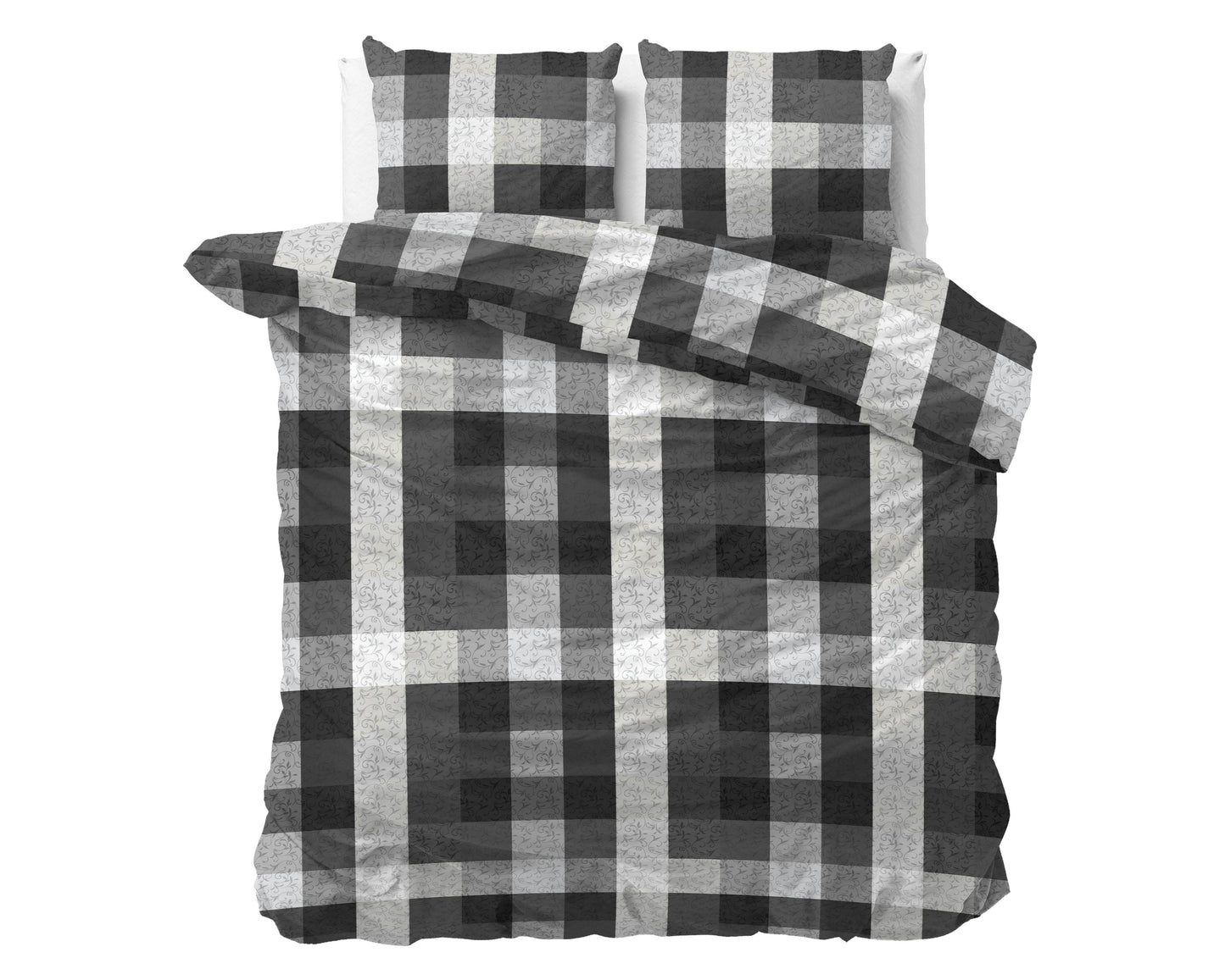 Bettbezug DH Flanel Steef Anthrazit 200 x 220 cm - Palo24