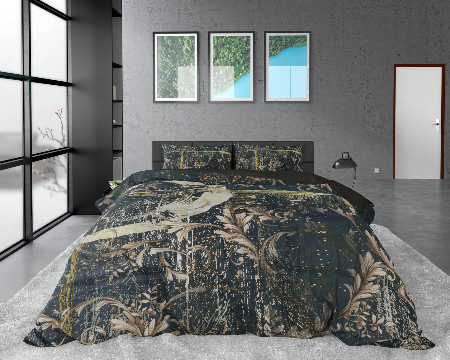 Bettbezug Yasmin Gold 200 x 220 cm - Palo24