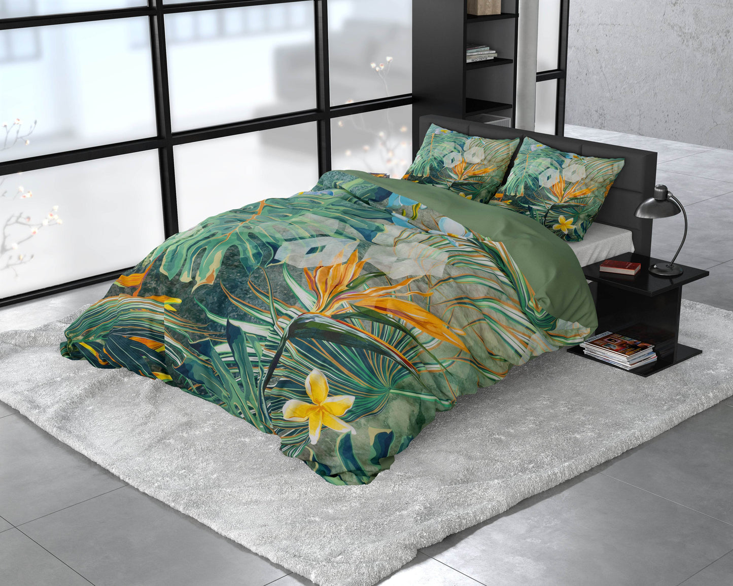 Bettbezug Nature Fusion Green 240 x 220 cm - Palo24