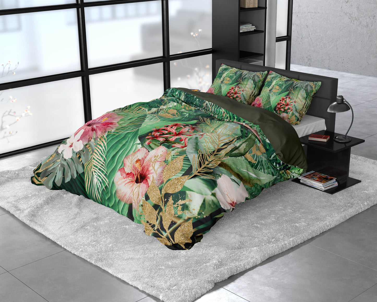 Bettbezug Mentha Grün 140 x 220 cm - Palo24