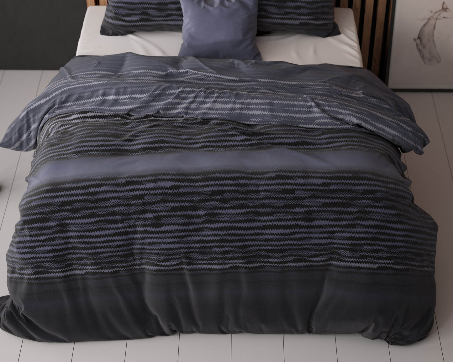 Bettbezug Pablo Schwarz 200 x 220 cm - Palo24