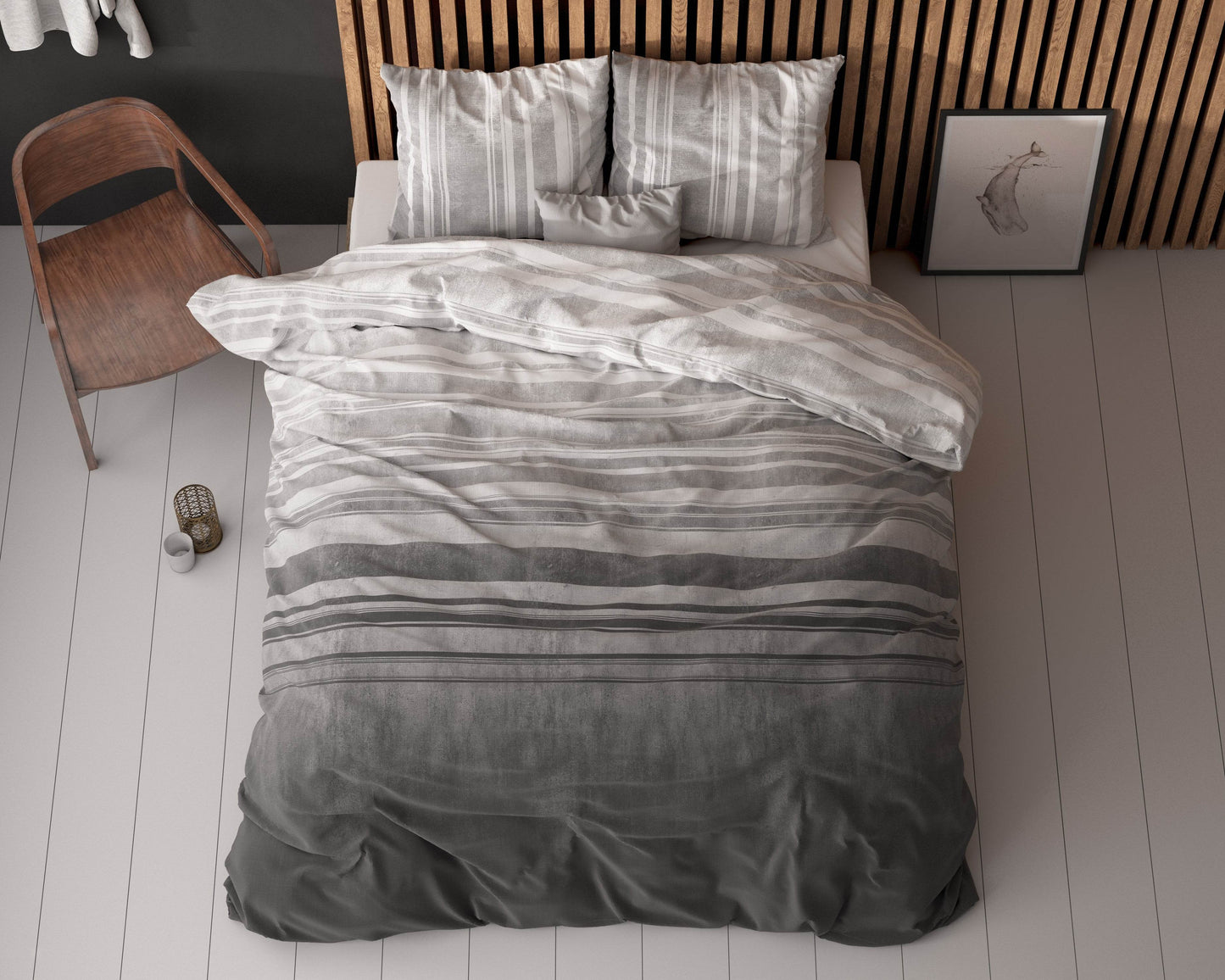 Bettbezug Moon Lights Grau 240 x 220 cm - Palo24