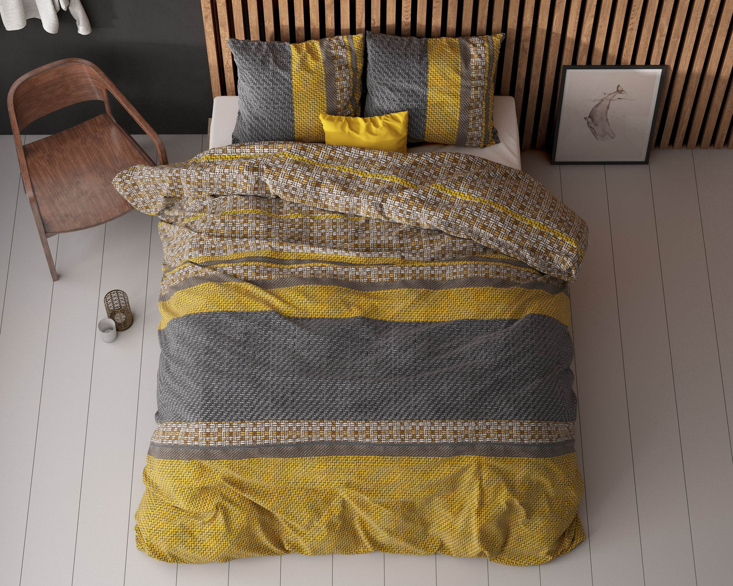 Bettbezug Altor Gold 200 x 220 cm - Palo24