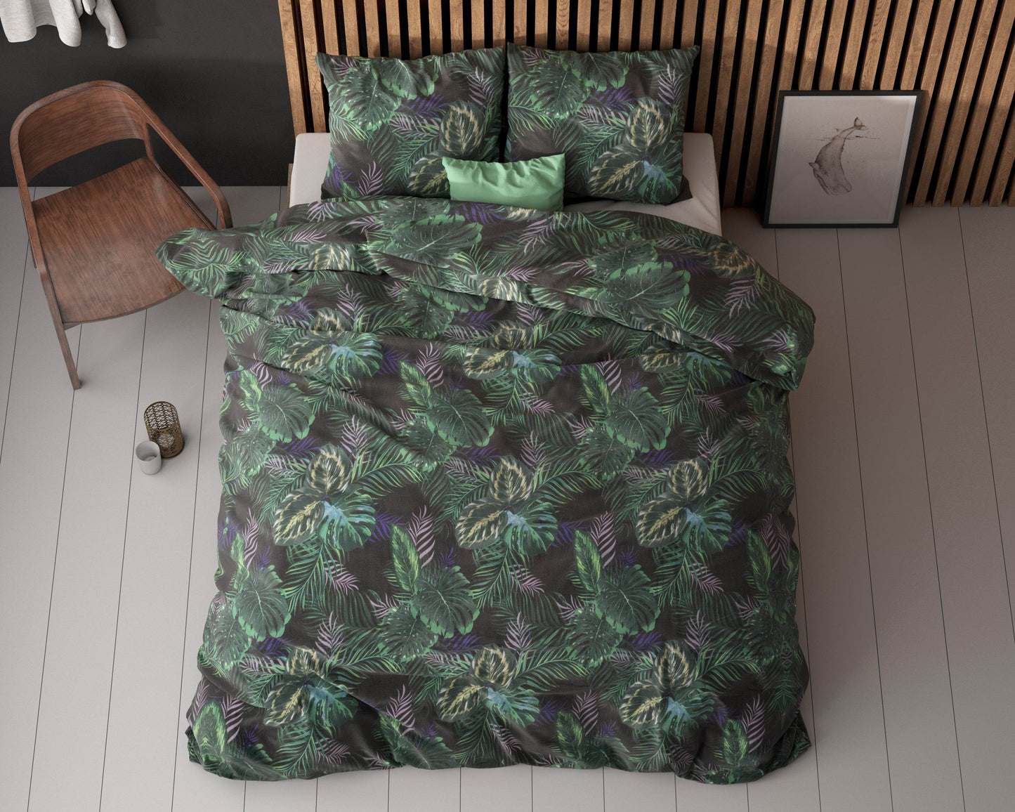 Bettbezug Berdo Schwarz 240 x 220 cm - Palo24